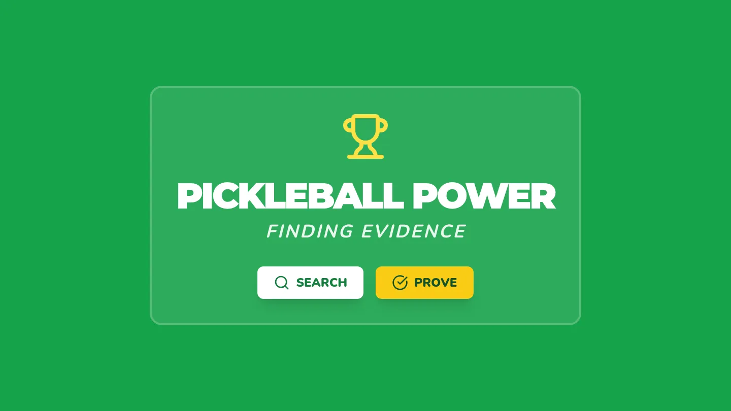 Pickleball Sleuth Slides Special
