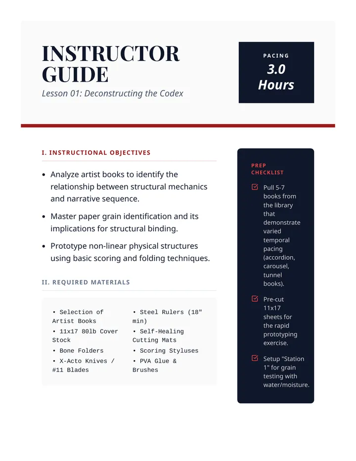 Lesson 1 Facilitation Guide