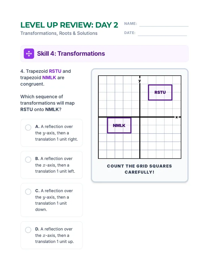 Level Up Day 2 Worksheet Revised