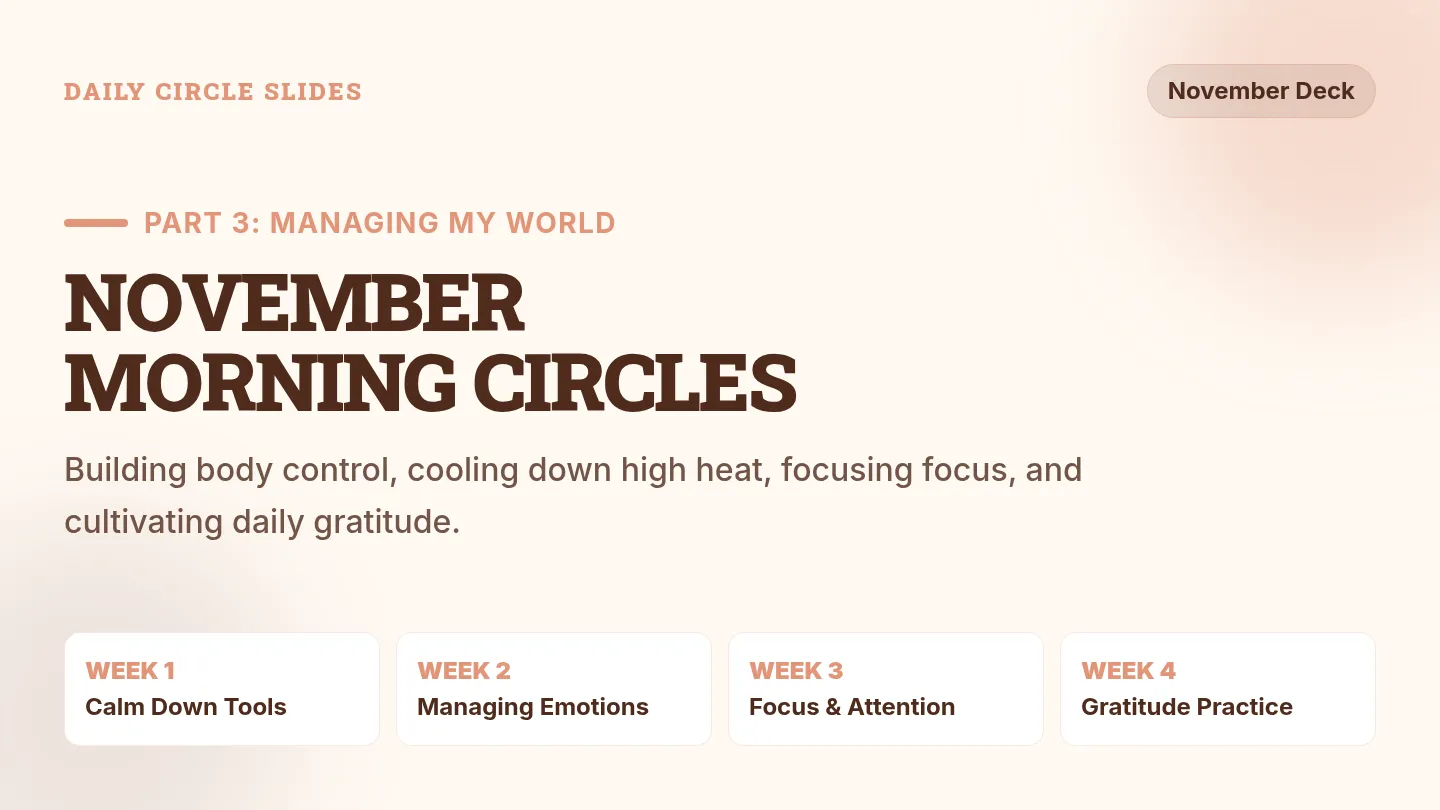 November Circle Slides