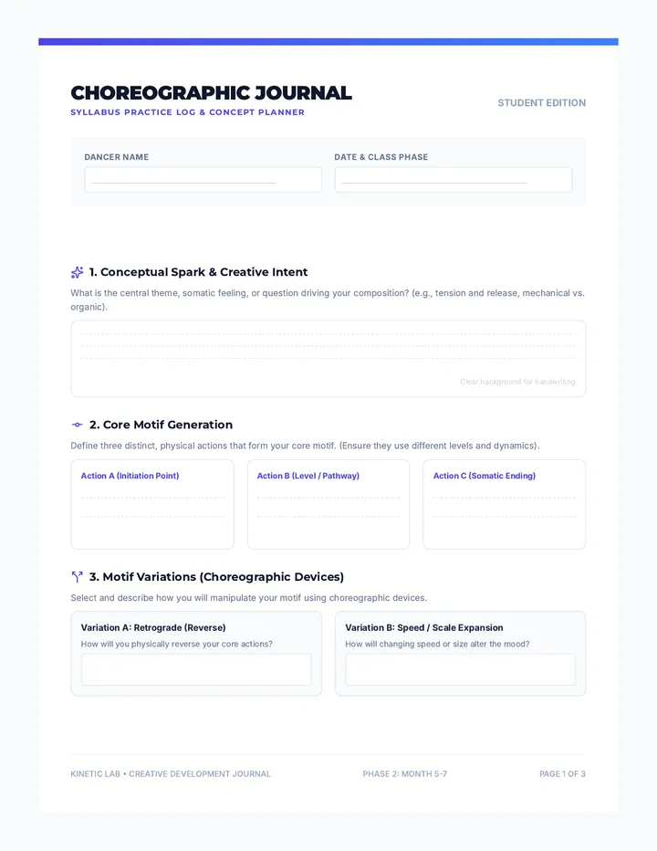 Kinetic Lab Journal Document