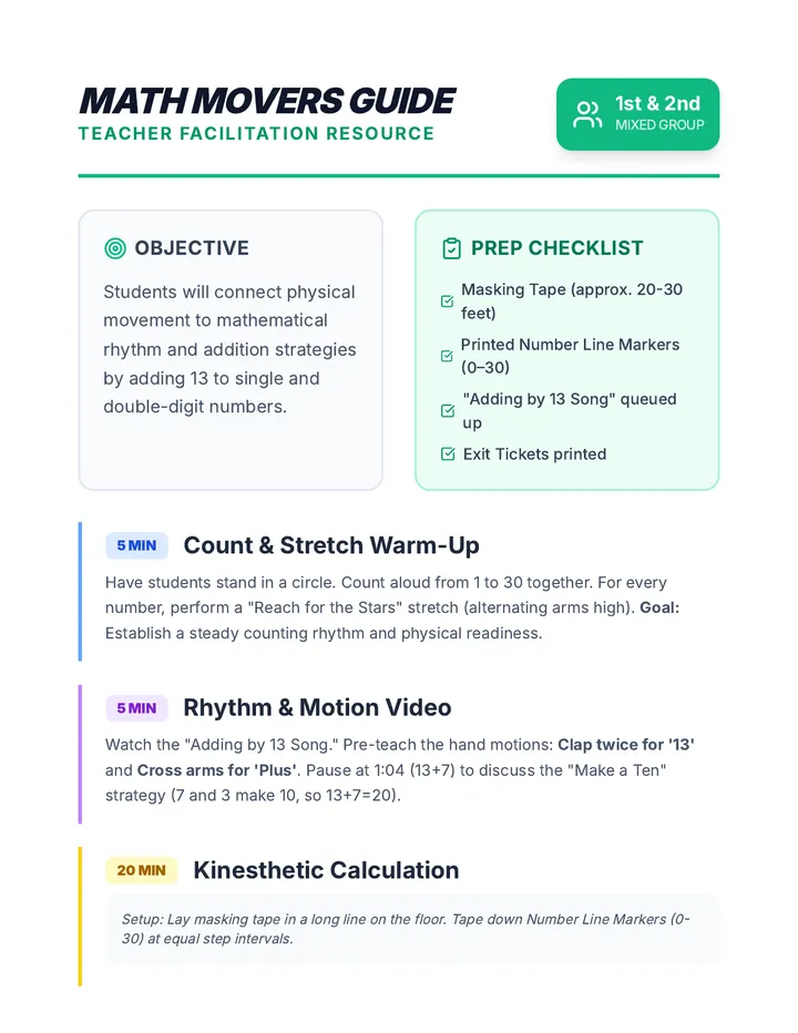 Math Movers Guide