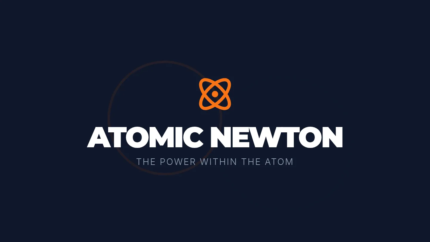 Atomic Newton Slides