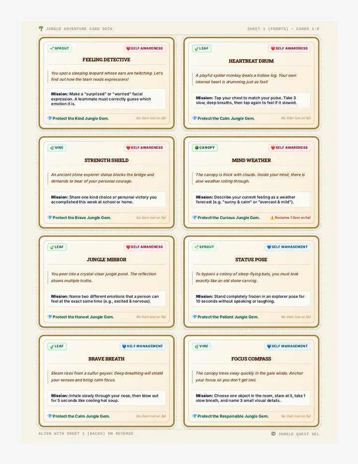 Adventure Card Deck