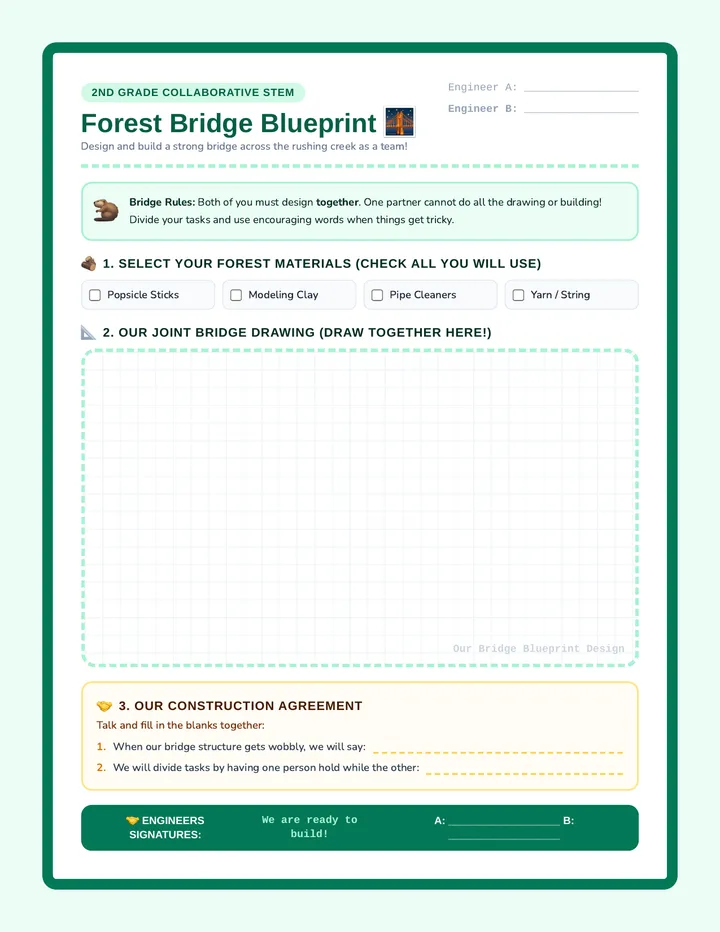 Forest Bridge Blueprint