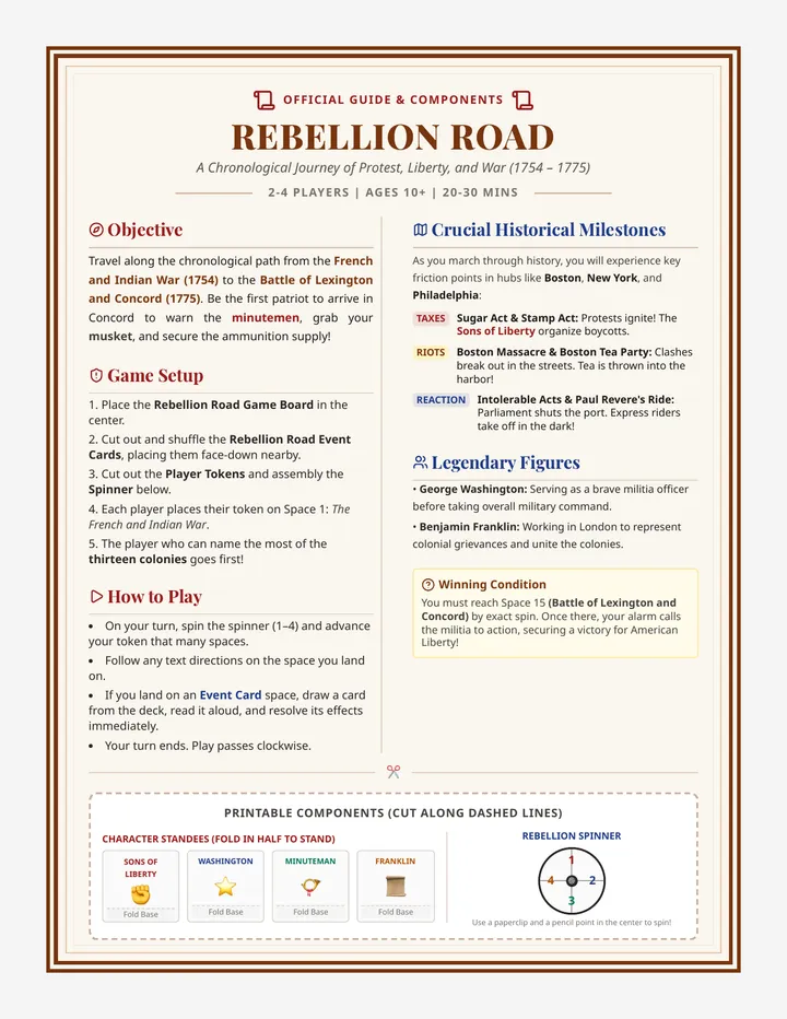 Rebellion Road Rulebook