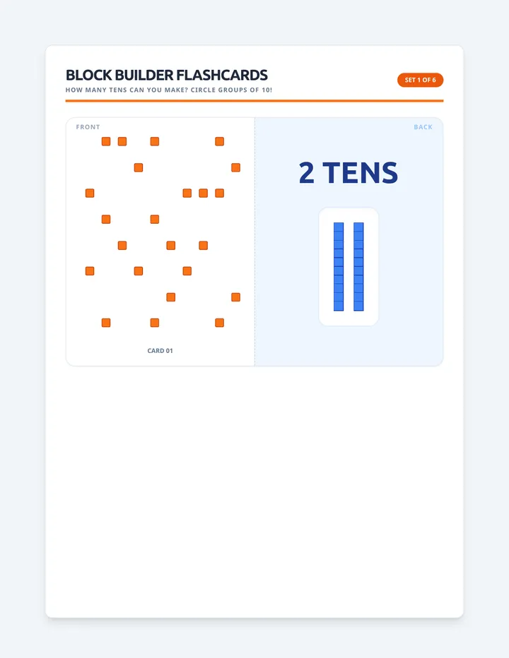 Block Builder Flashcards page 1