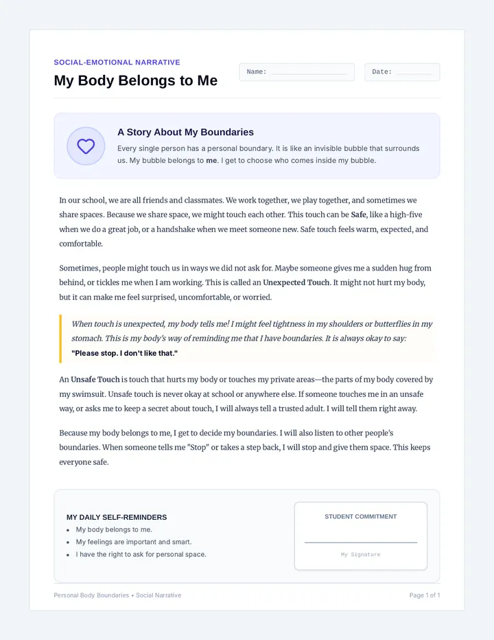 My Body Belongs to Me