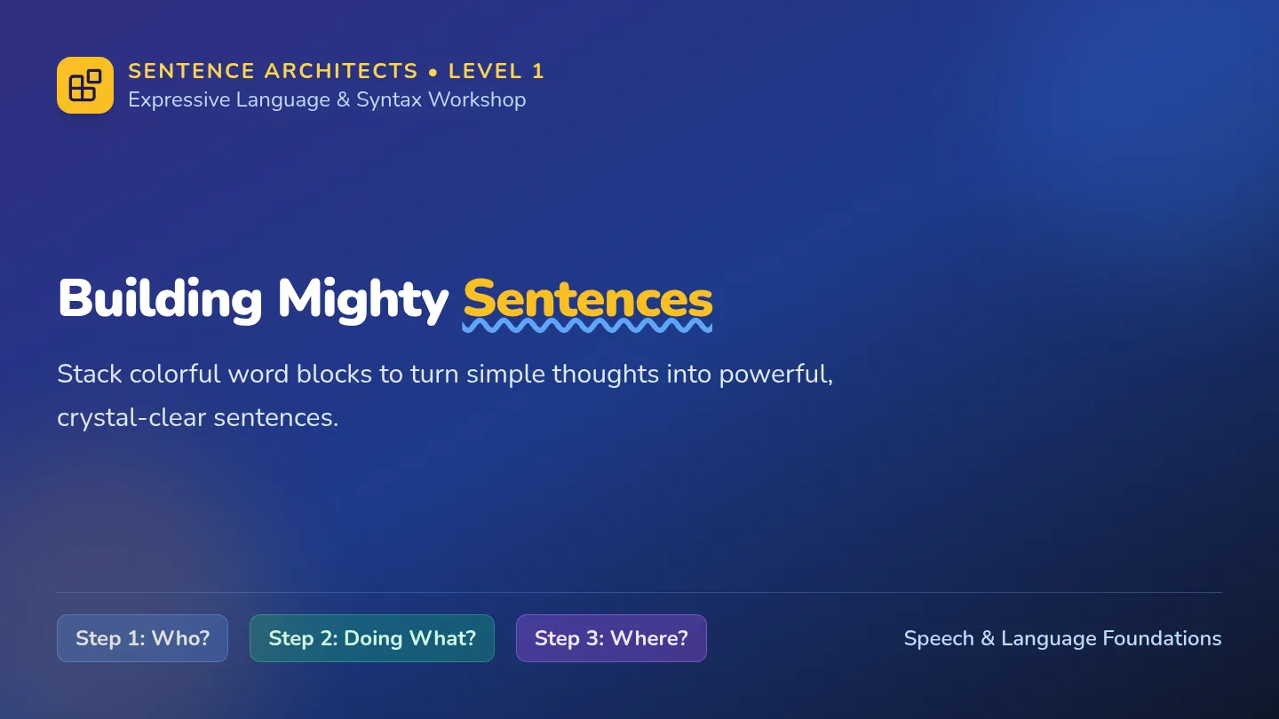 Sentence Sparks Slides