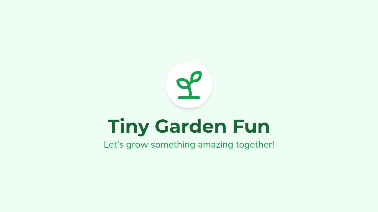 Tiny Garden Slides