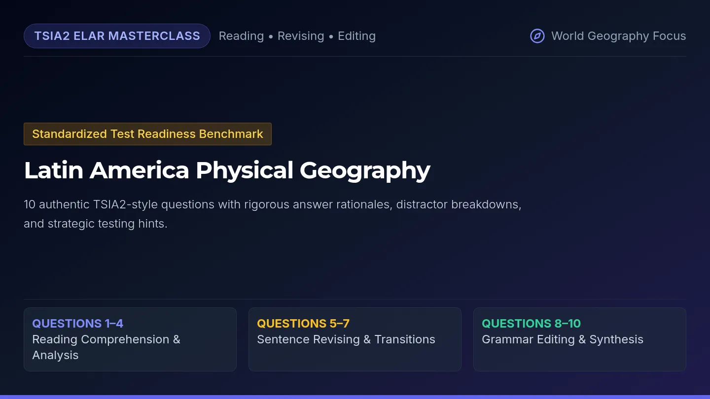TSIA2 Geography Practice Slides