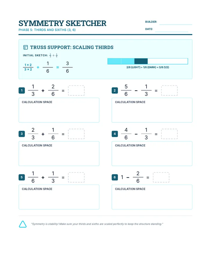 Symmetry Sketcher Worksheet