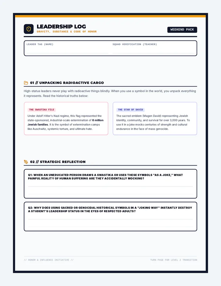 Weekend Leadership Journal