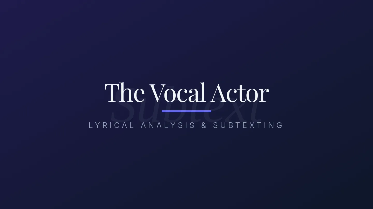 Vocal Actor Slides