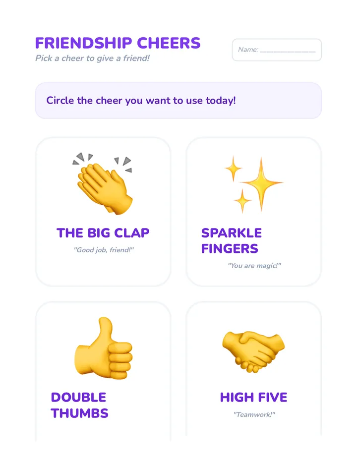 Cheer Cards Sheet