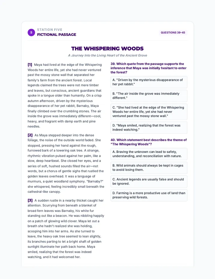 Station 5 The Whispering Woods