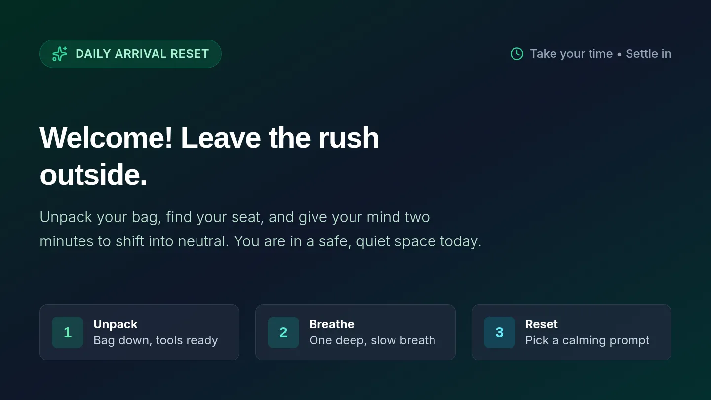 Arrival Reset Slides