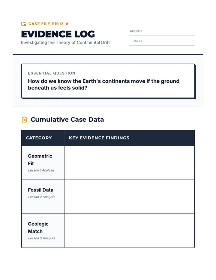 Case File Evidence Log