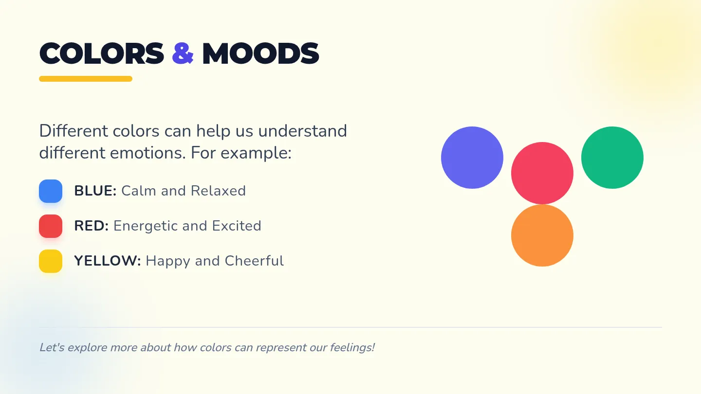 Colors and Moods Slides