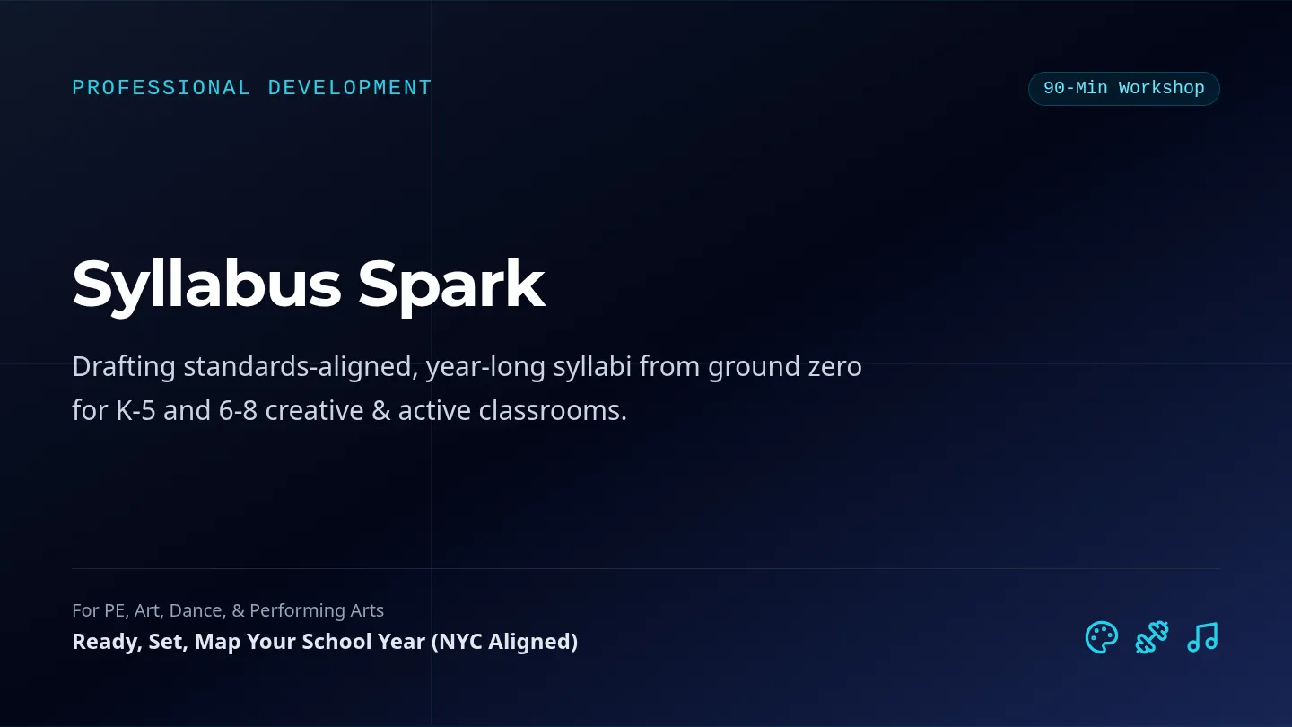 Syllabus Spark Slides
