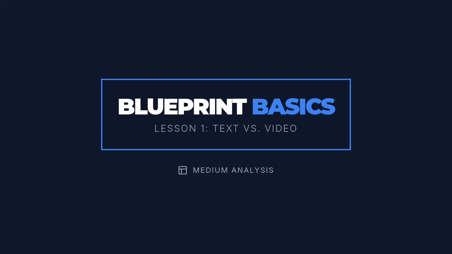 Blueprint Basics Slides
