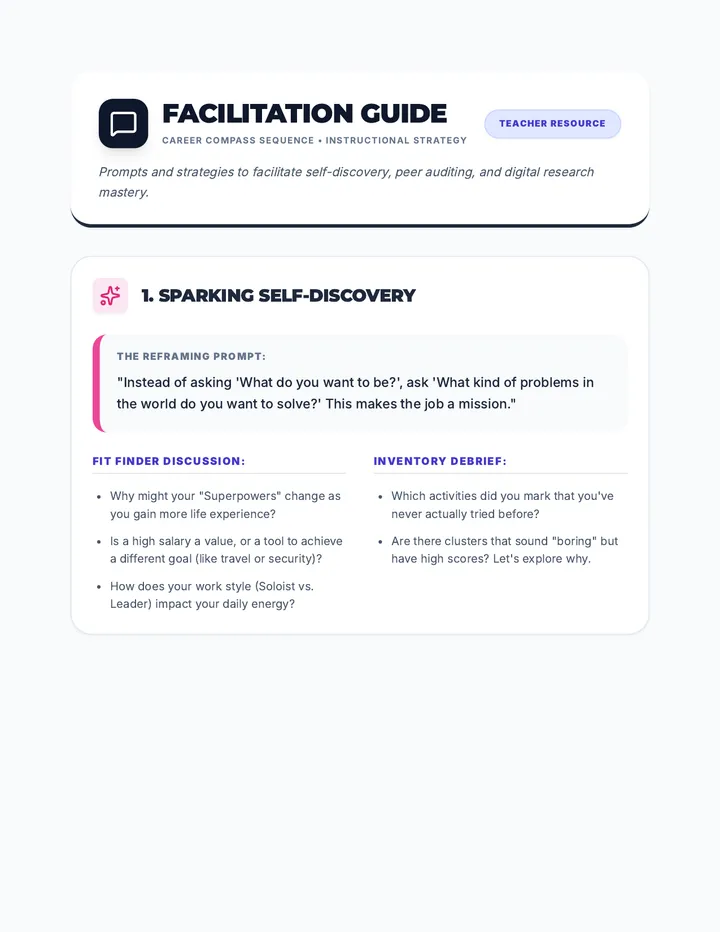 Career Facilitation Guide