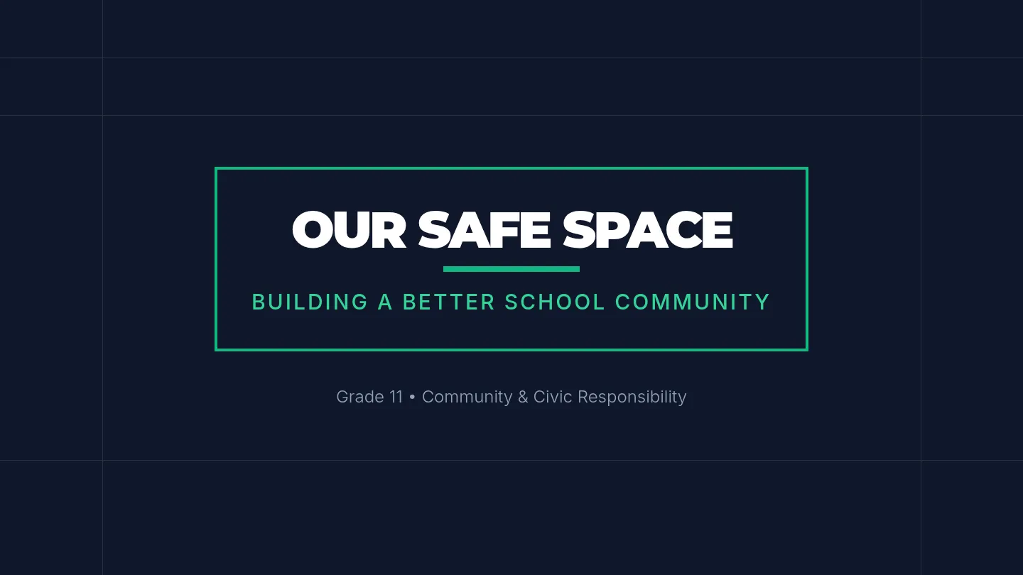 Our Safe Space Slides