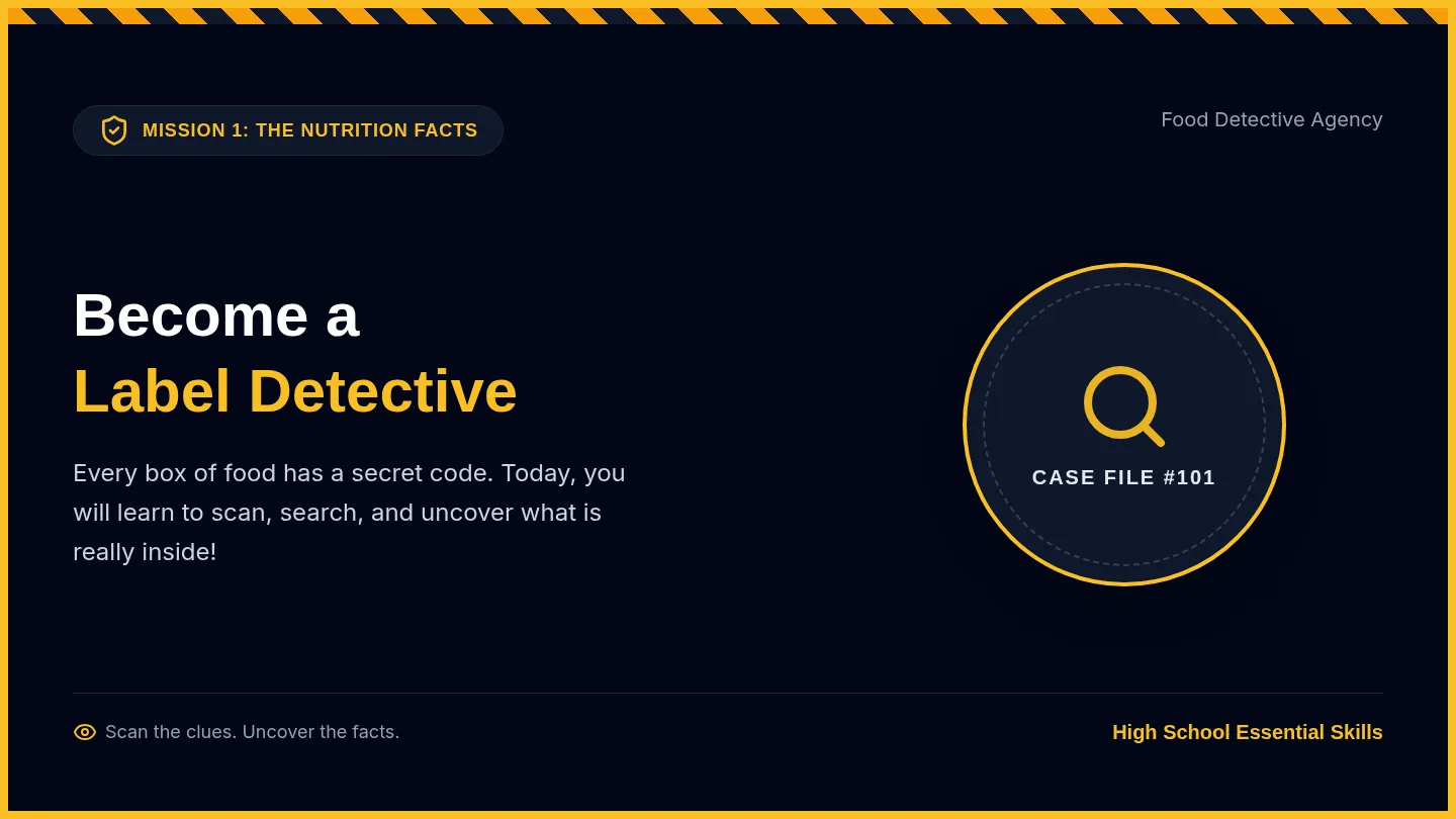 Label Detectives Slides