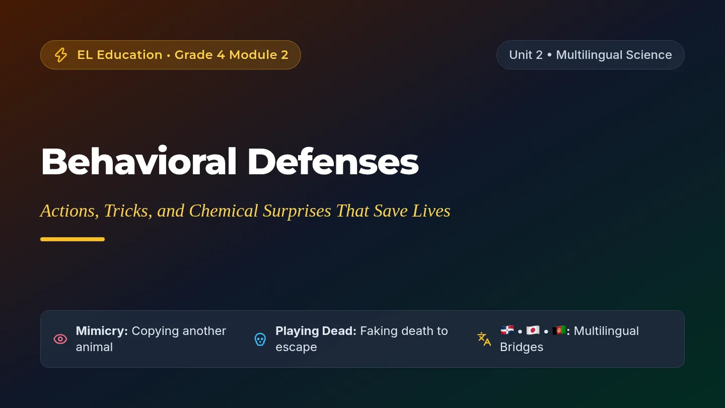 Behavioral Defenses Slides