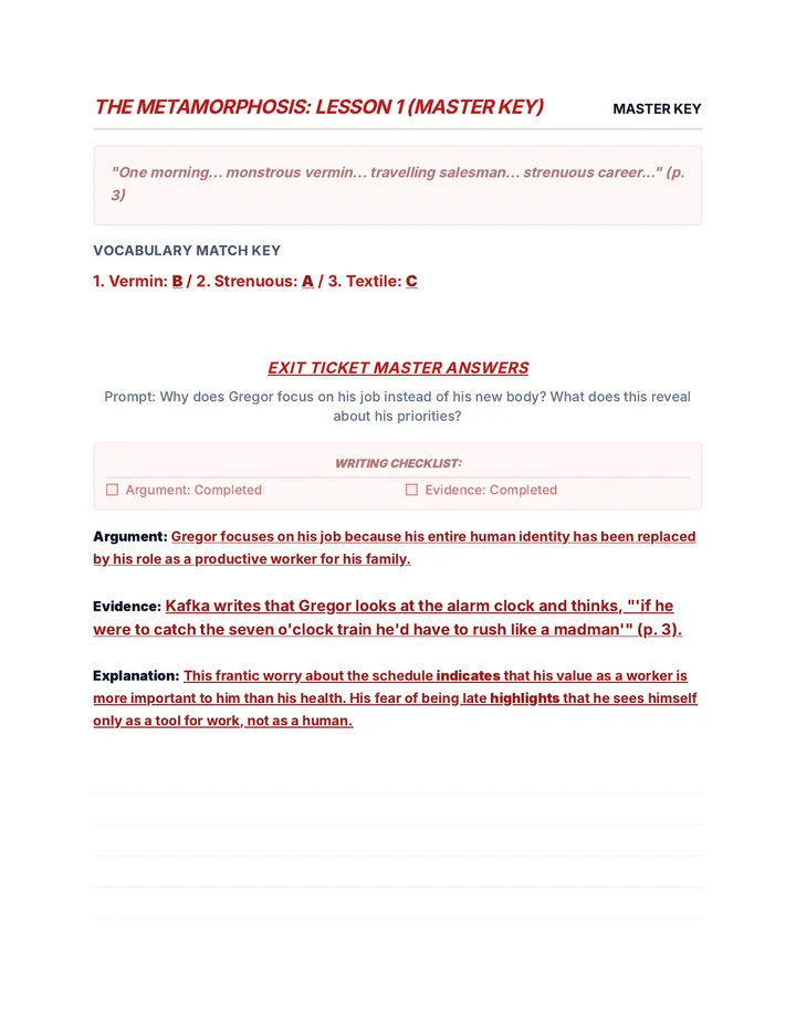 Intro Handout Lesson 1 Master Key V1