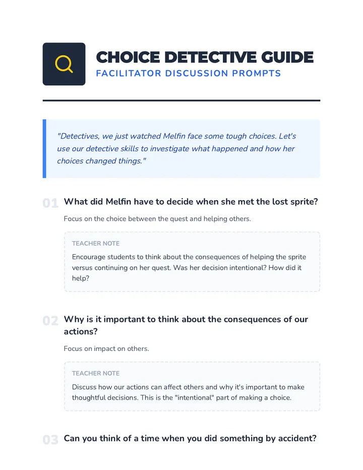 Right Choice Discussion Guide