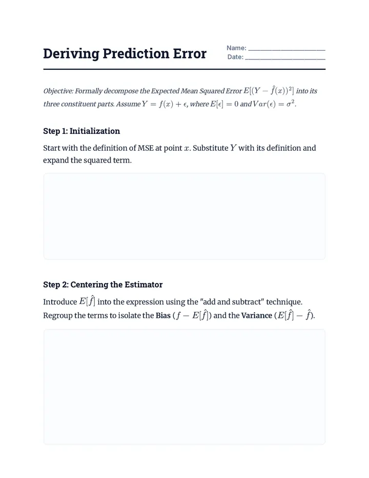 Derivation Handout
