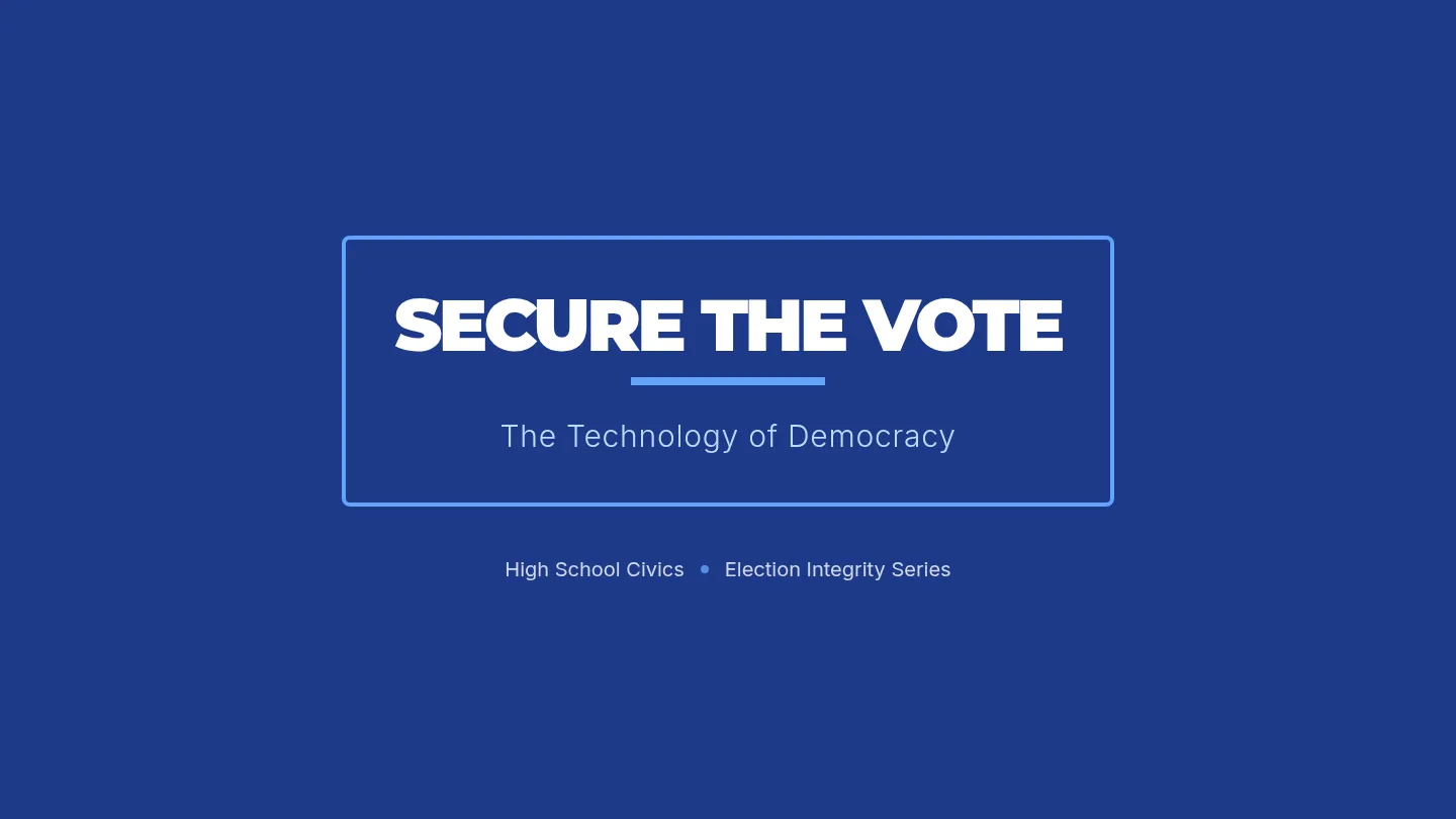 Secure the Vote Slides
