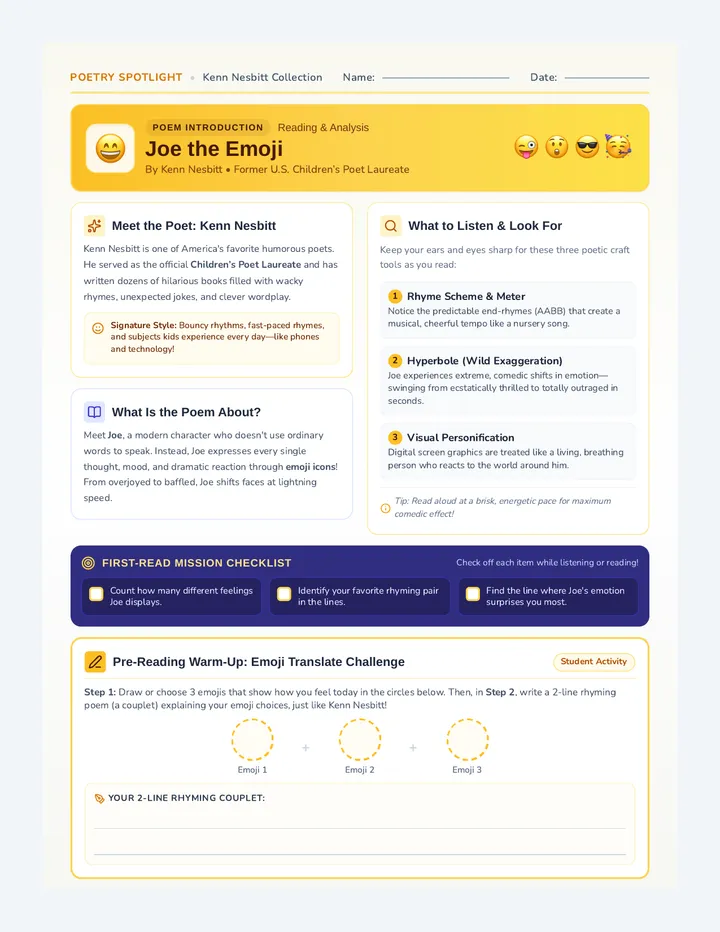 Emoji Joe Introduction Guide