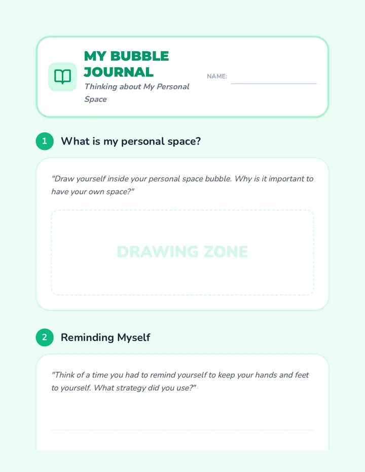 Bubble Power Reflection Journal