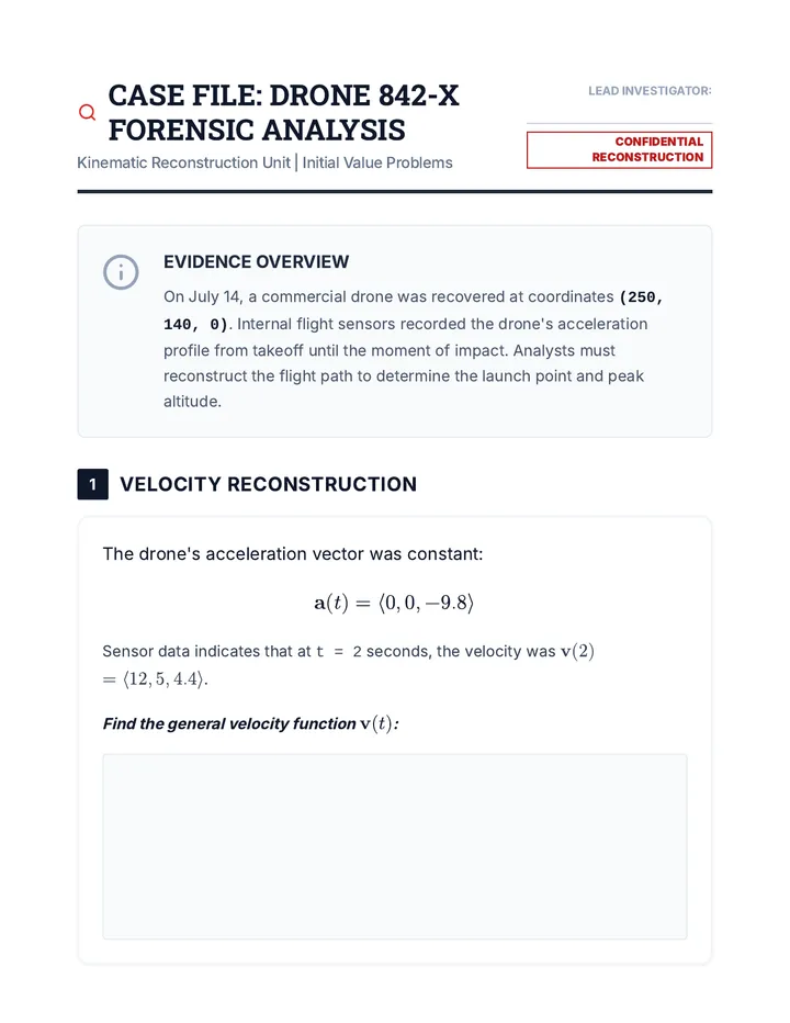 Forensic Path Reconstruction Lab