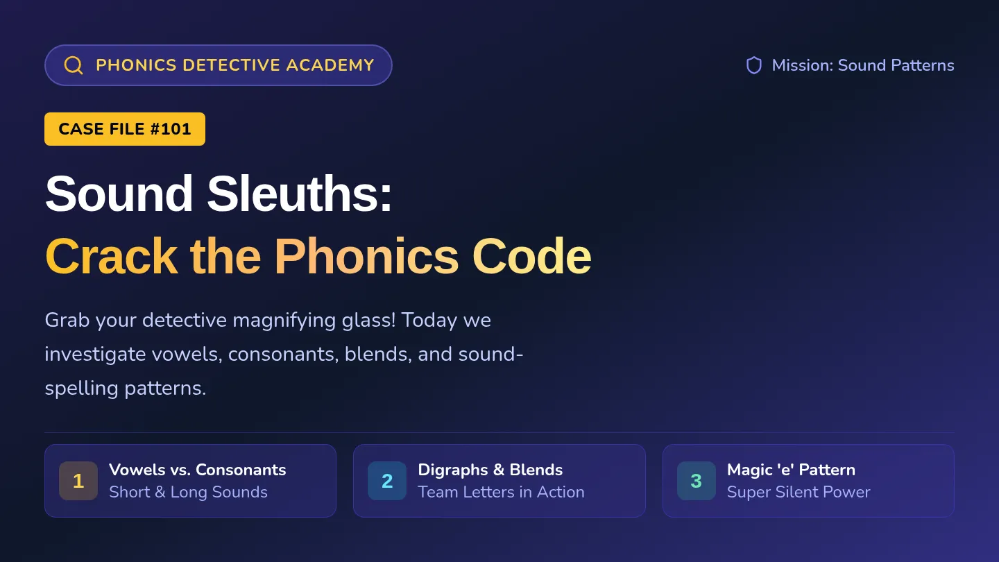 Sound Sleuths Slides