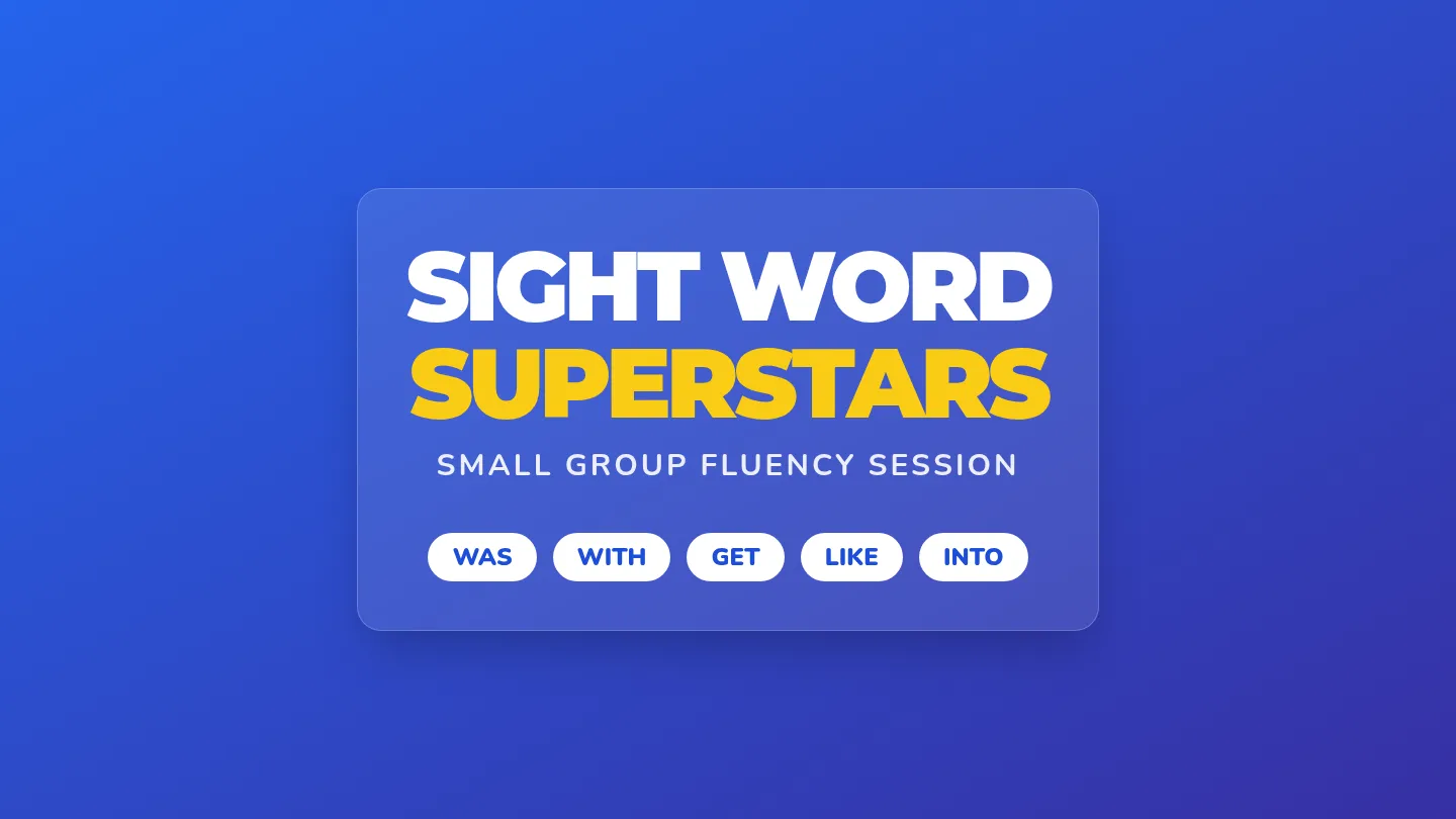 Superstar Word Slides Presentation
