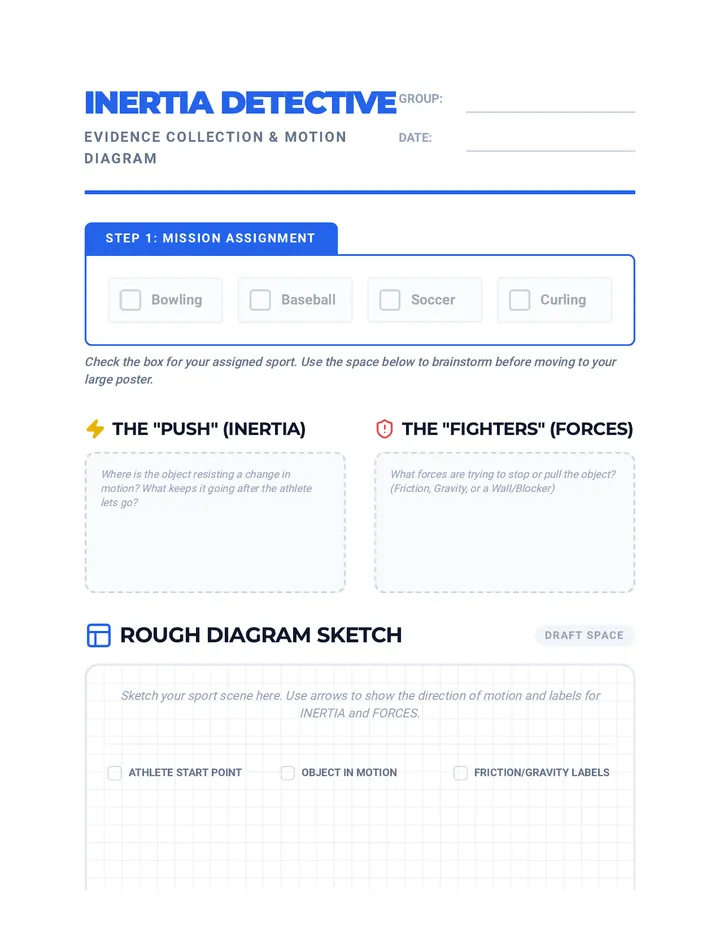 Inertia Detective Handout