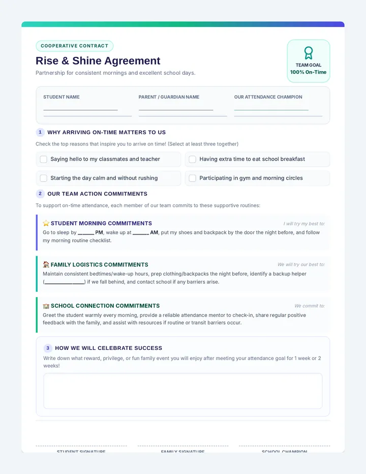 Rise and Shine Agreement