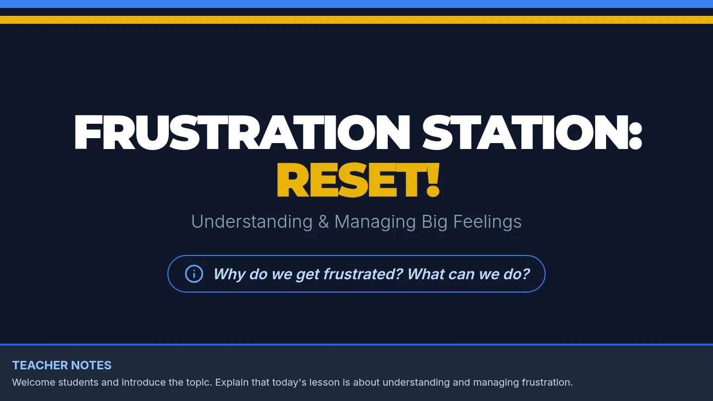Frustration Station Slides