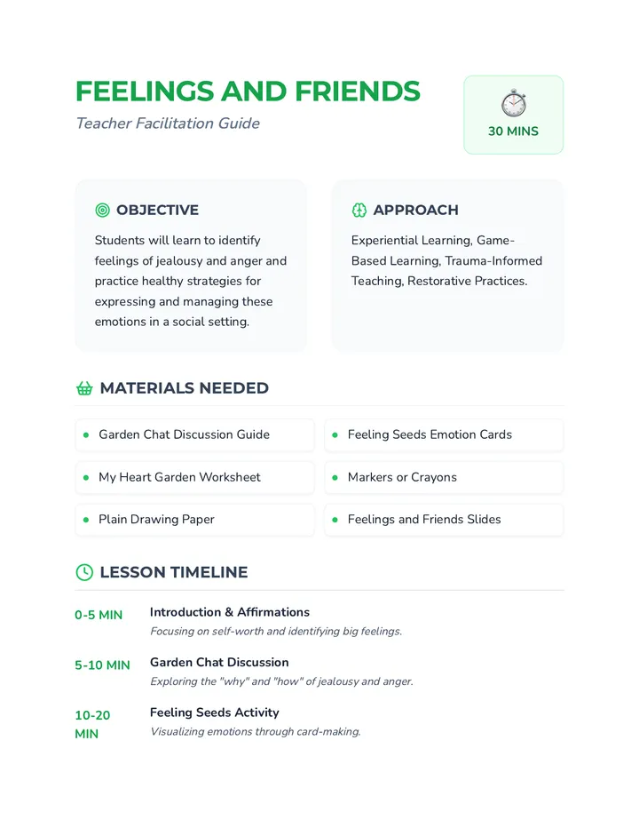 Feelings and Friends • Lesson • Lenny.com