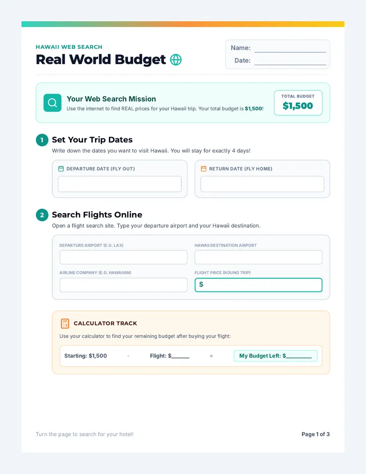 Real World Hawaii Tracker