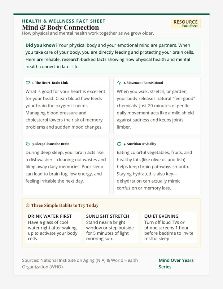 Mind Over Years Fact Sheet