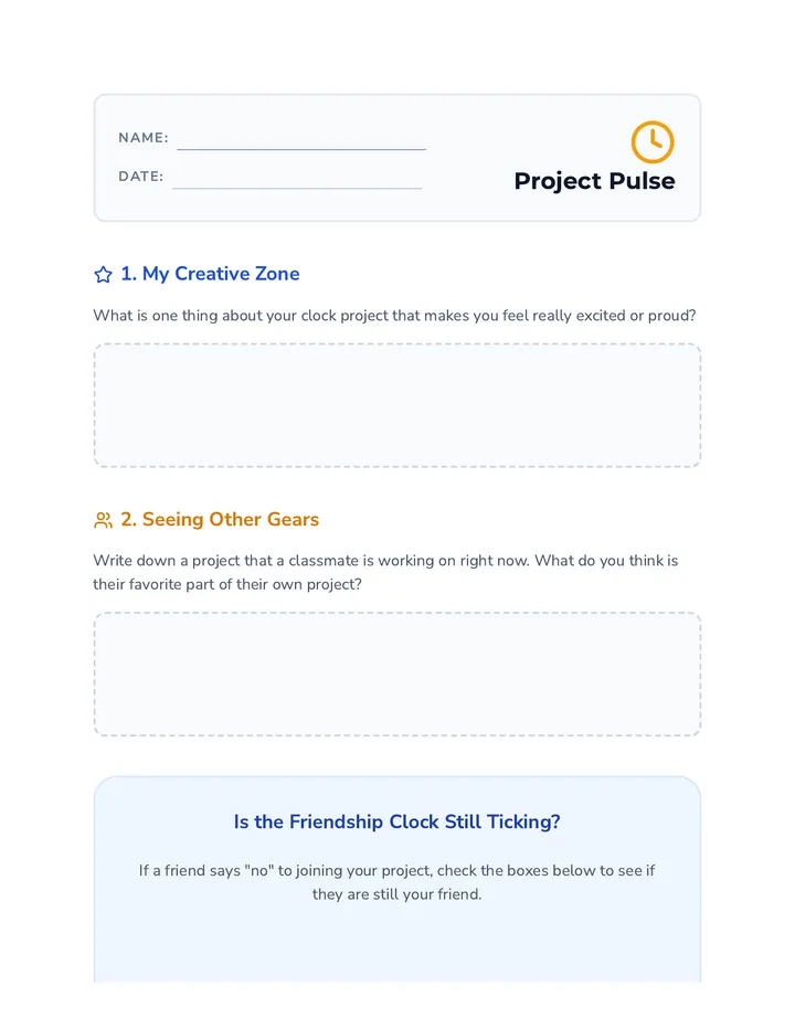 Project Pulse Worksheet
