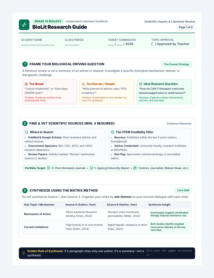 BioLit Research Guide