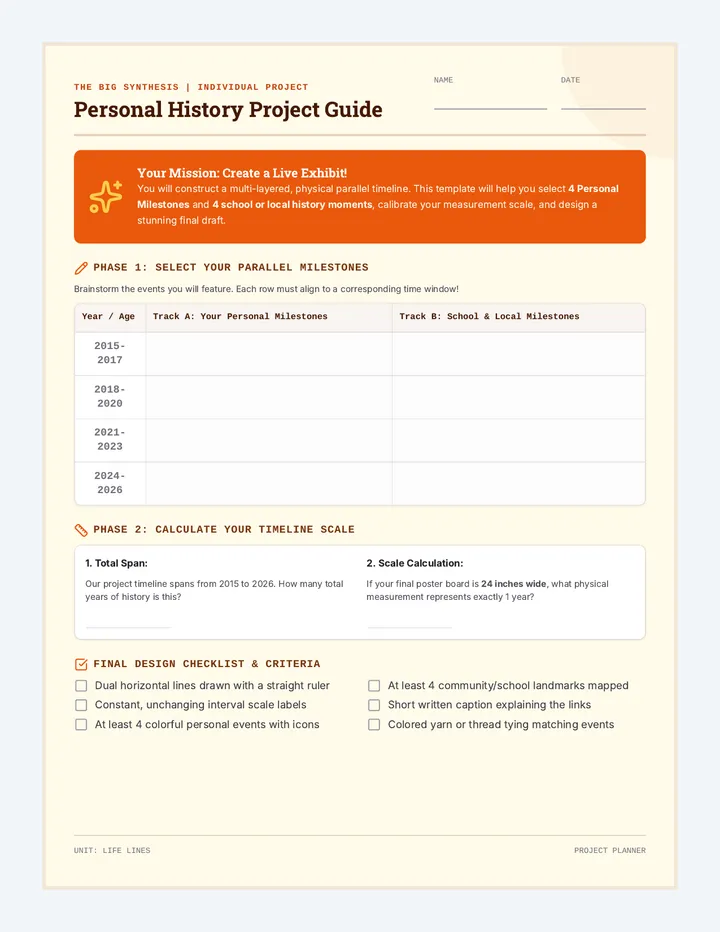 Personal History Project Guide