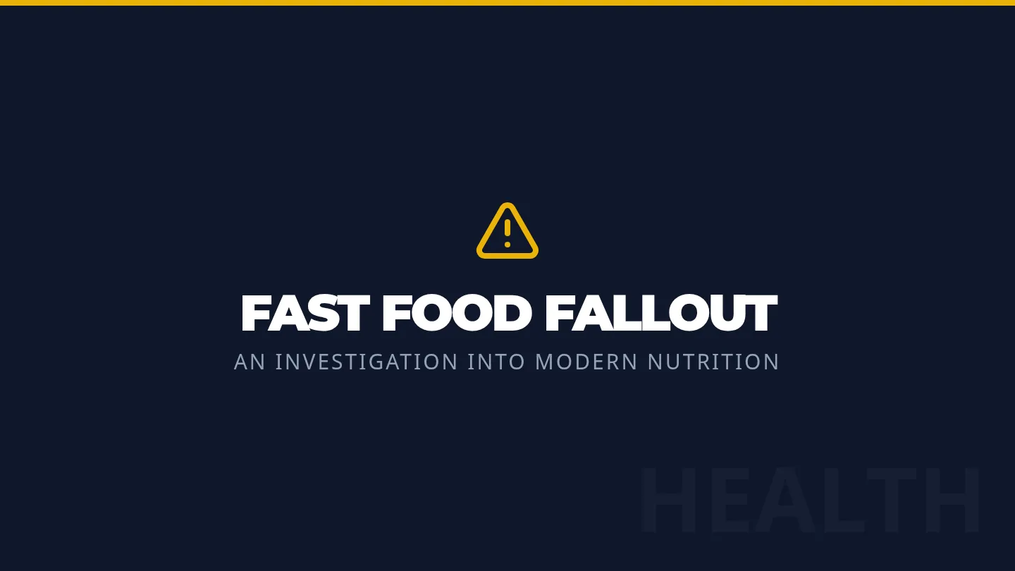 Fast Food Fallout Slides