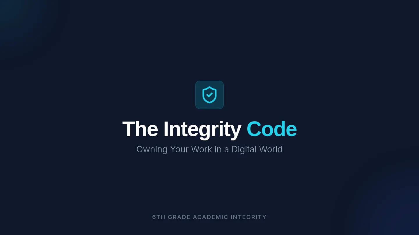 The Integrity Code Slides