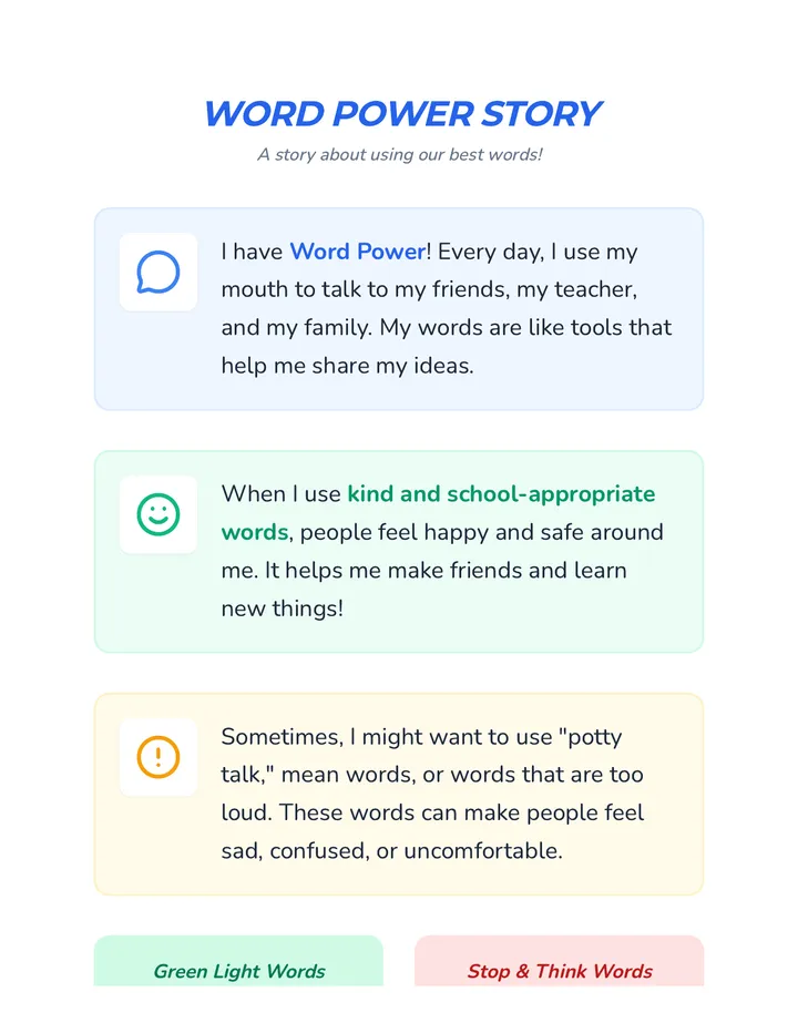 Word Power Story
